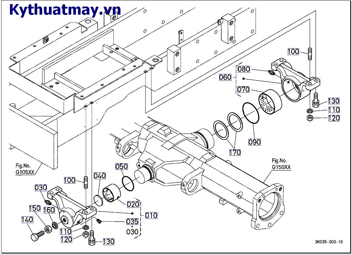 Giá đỡ cầu xe trước